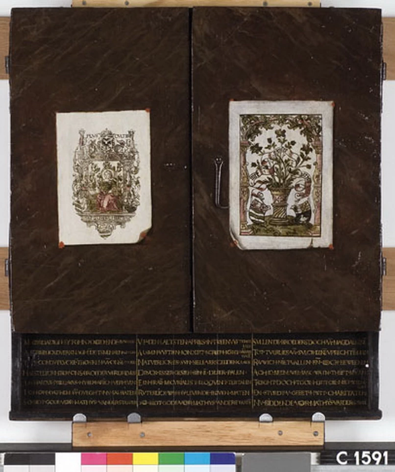 Trittico, tavola commemorativa per Mathijs van der Straten - Zeeuws Museum
